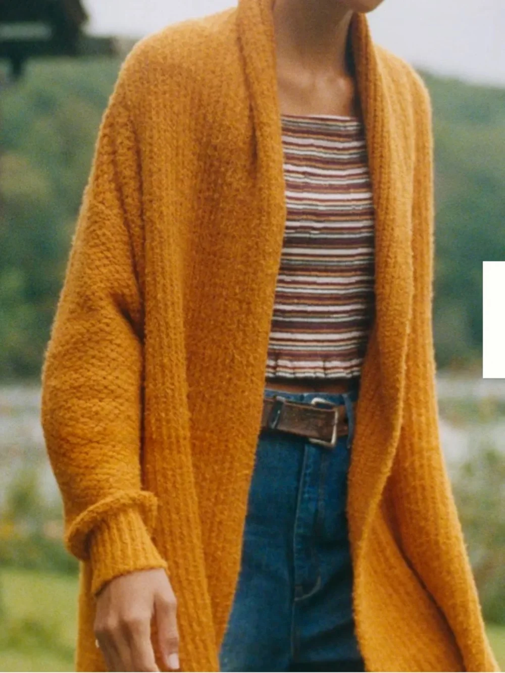 Anthropologie Smocked-Sleeved Top Square Neck szXL Cottagecore Fall Ready